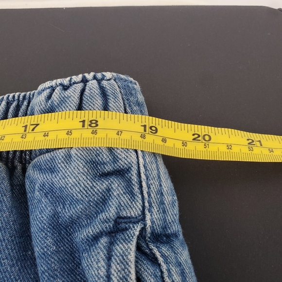 Woman Within Cropped Denim Jeans Size 22WP Petite Elastic Waist - Picture 6 of 12